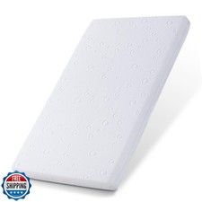 Baby Bassinet Mattress Pad, 36.5" x 25" x 2" Dual Sided Gel Memor