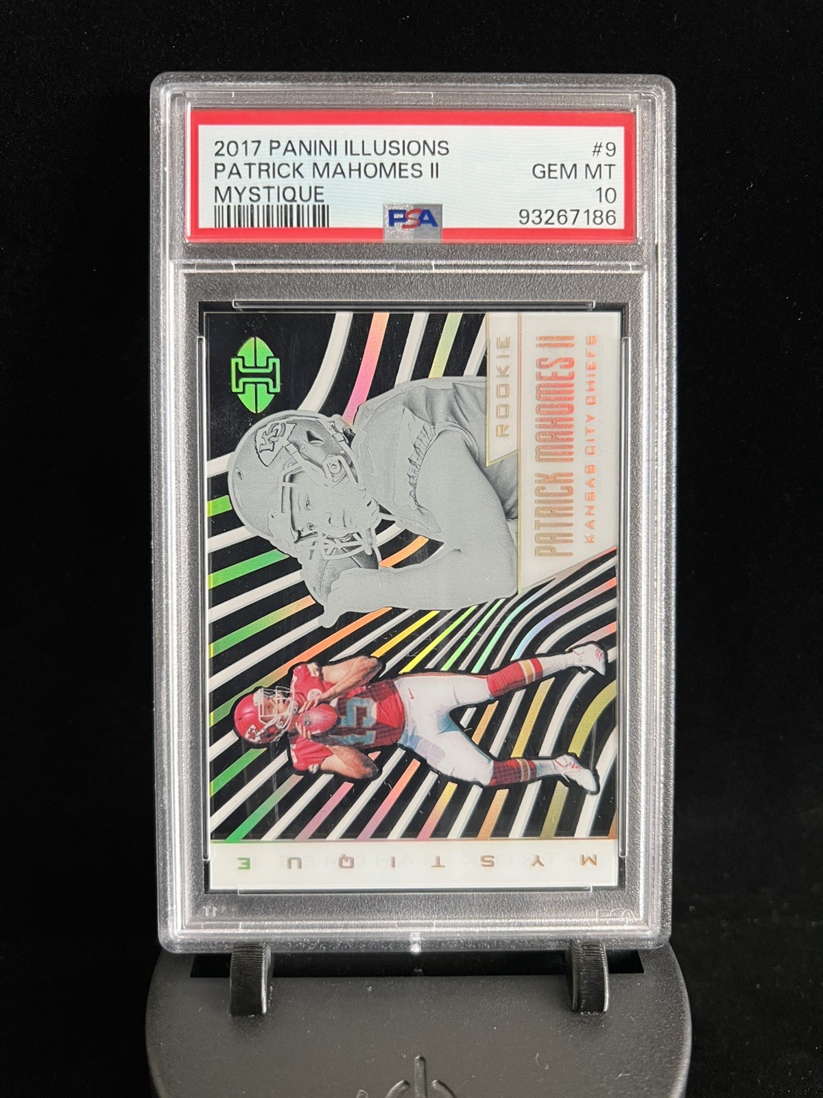 2017 Panini Illusions - Mystique Patrick Mahomes II #MY-9 (RC) PSA 10