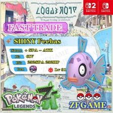 ✨6IV SHINY Feebas + EVS 🚀 POKEMON LEGENDS ZA ✨Online delivery⚡ALPHA
