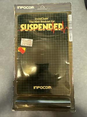 NEW Suspended InvisiClues Hint Booklet w/ Pen Marker User Manual Infocom (d22)