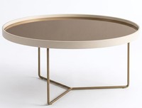 Couchtisch Stil Modern Goldfarben Wohnzimmer Praktisch Komfortabel