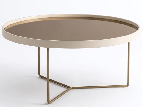 Couchtisch Stil Modern Goldfarben Wohnzimmer Praktisch Komfortabel-image