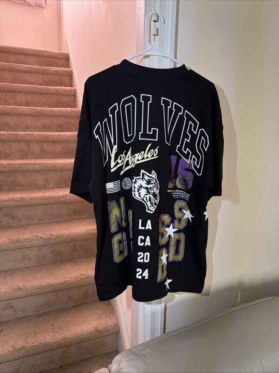 LA x Darc Sport Wolves Los Angeles Lakers Mens Black Premium Tee
