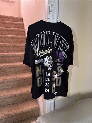 LA x Darc Sport Wolves Los Angeles Lakers Mens Black Premium Tee