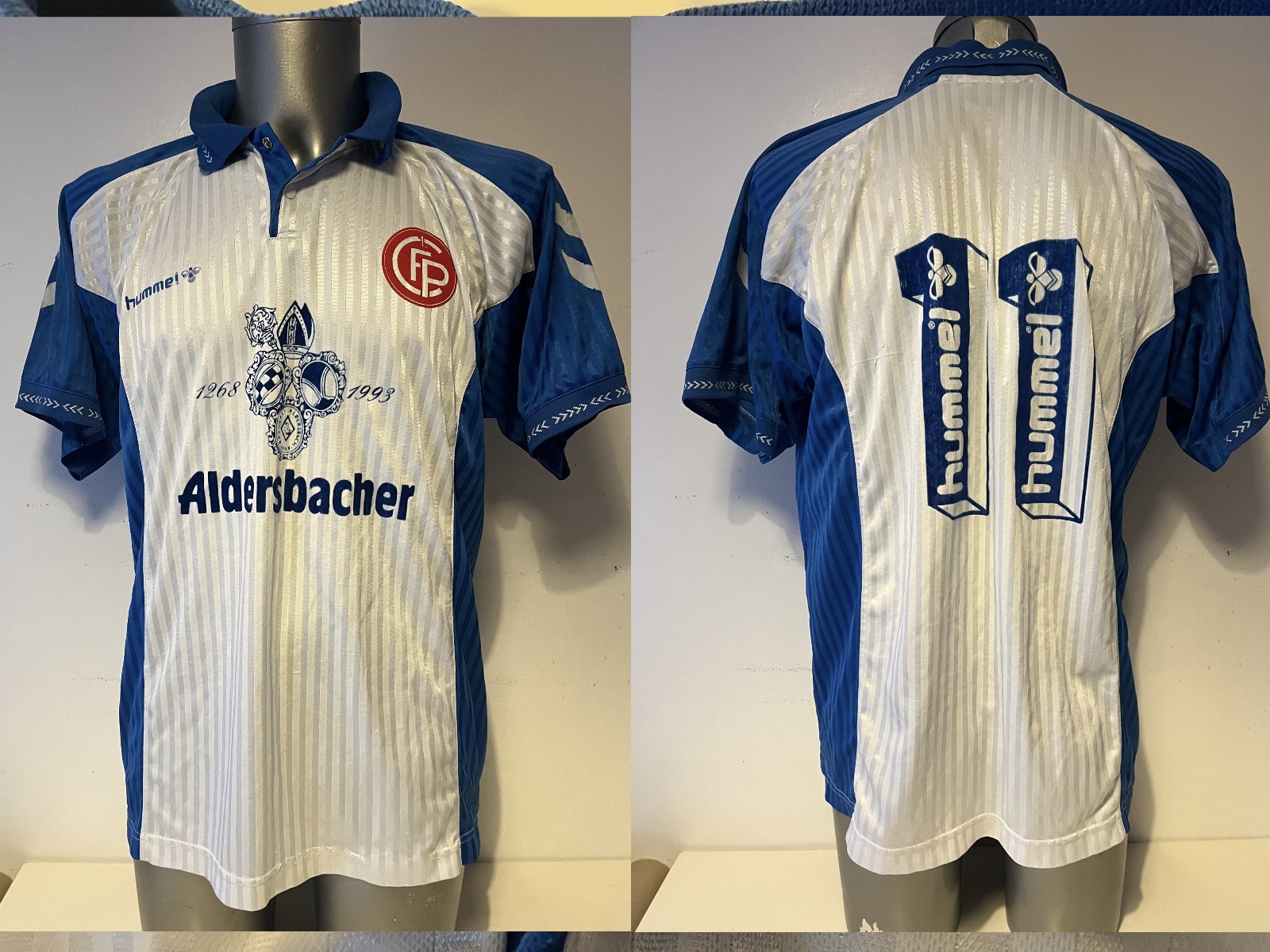 1. FC Passau Shirt Hummel XL Jersey Trikot Football Soccer Vintage 1990s