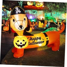 Halloween Dog Blow Up Inflatables - 5 FT Outdoor Decorations - Blow Up