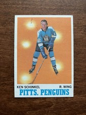 1970-71 Topps Hockey, #92 Ken Schinkel, GD-VG (small wrinkle)