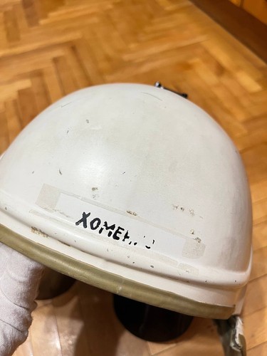Casque de vol ancien armée de l'air soviétique ZSh-3M - Casque pilote époque guerre froide - URSS - Photo 13/21