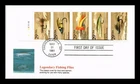 US COVER FISHING FLIES BOOKLET FIRST DAY ISSUE FLEETWOOD