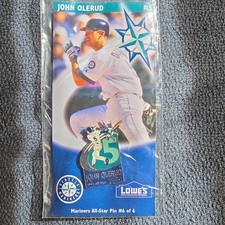 John Olerud Seattle Mariners 1993 All-Star Original Baseball Pin Vintage