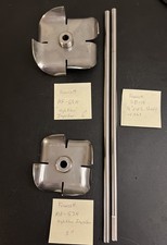 Fawcett Mixing Blades And Shafts MF-53H MF-63H, SB-18. 1/2” Diameter Shaft.