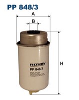 Kraftstofffilter Filtron PP 848/3 Anschraubfilter FüR Ford Transit Bus Tourneo