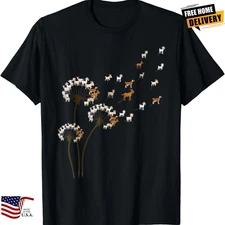 Goat Dandelion Flower Funny Animals Lovers Tee For Men Women Gift Unisex T-Shirt
