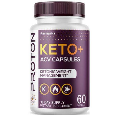 Proton Keto Weight Management Supplement, Official Ketonic Formula 60 Capsules