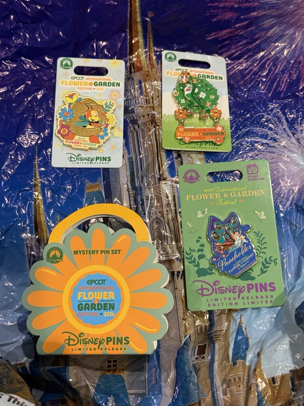 Disney Flower And Garden Pins