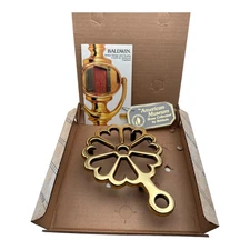 Vintage Baldwin Rare Hearts Trivet American Museum Brass Collection 7081 NIB
