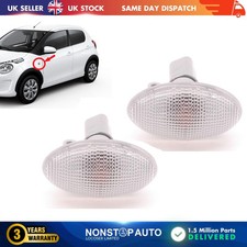 2X SIDE INDICATOR REPEATER LIGHT LAMP FOR PEUGEOT 206 30 7 407 607 PARTNER 