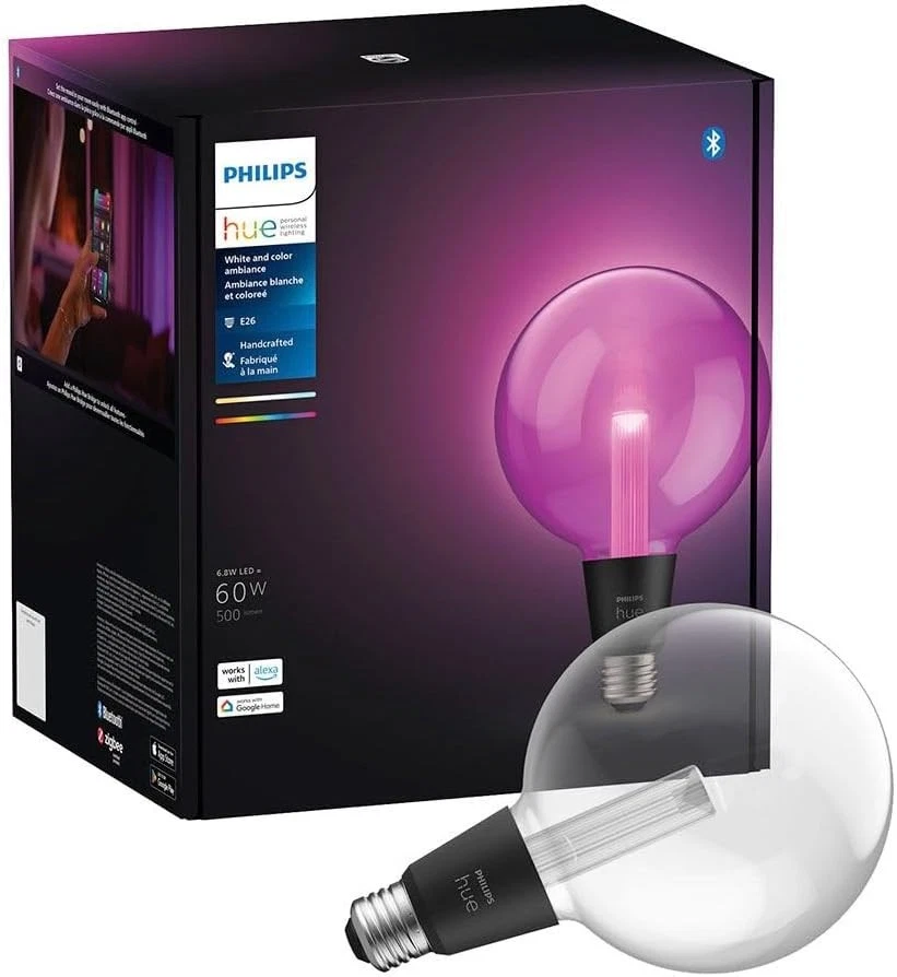 Philips Hue Lightguide 577437 G125 Large Globe Smart LED Bulb-Color Changing - Image 2 of 4