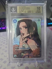 2023 One Piece Kingdoms Of Intrigue Boa Hancock Sp BGS 10 English