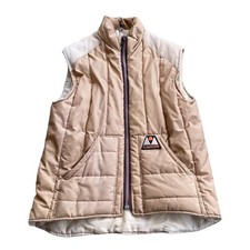SLUMBERDOWN Vintage 70s Quilted Gilet L Padded Bodywarmer Gillet Vest Jacket