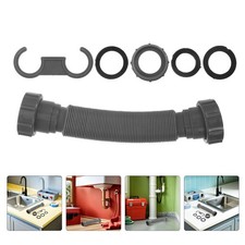  2 Sets Idraulico Per Lavello Da Cucina Tubo Di Scarico Espandibile