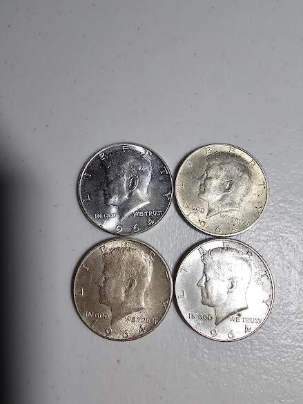 1964 50C Kennedy Half Dollar-90% Silver