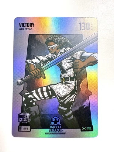 Bo Jackson Battle Arena Silver Steel Battlefoil SBF-5 Victory Victor Wembanyama