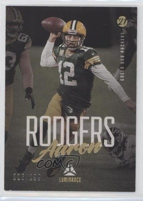 2021 Panini Luminance Gold 226/299 Aaron Rodgers #36 ni4