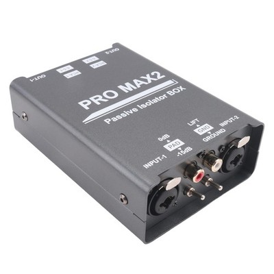 2-Wege-Audio-Isolator, Audio-Stromrauschunterdrücker, XLR 6.5, Lotus-Isolat3023