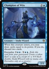Champion of Wits R MTG Commander: Aetherdrift 72 NM Magic