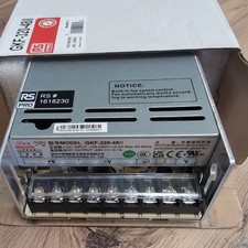 RS PRO Switching Power Supply, 48V dc, 6.7A, 300W. New in Original packaging 