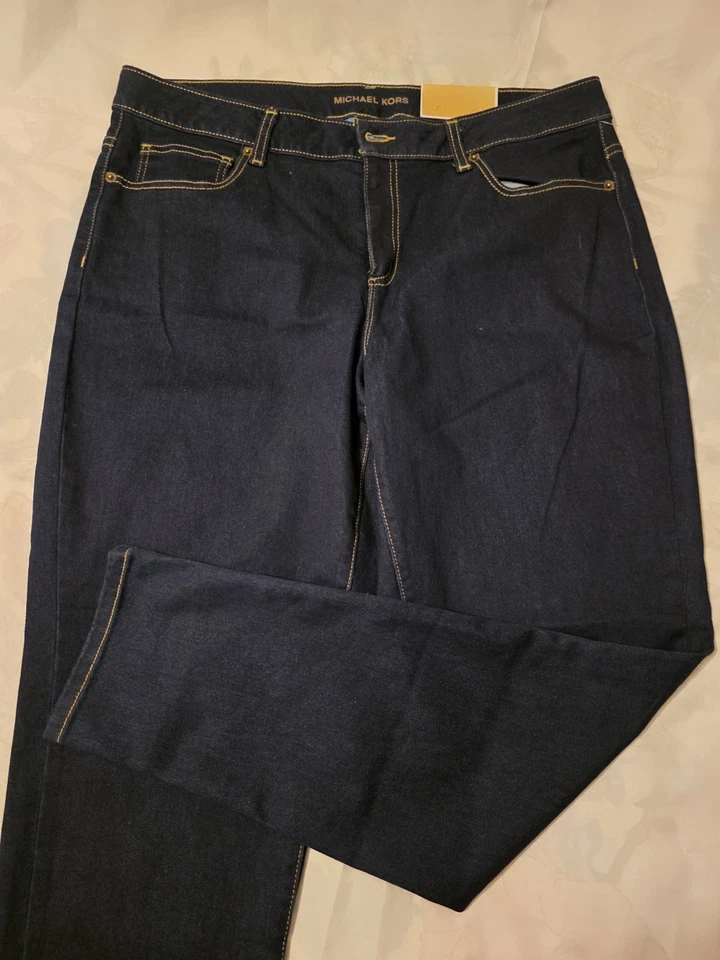 Michael Kors IZZY 中腰紧身牛仔裤 16W 码 — 第 2/3 张图片