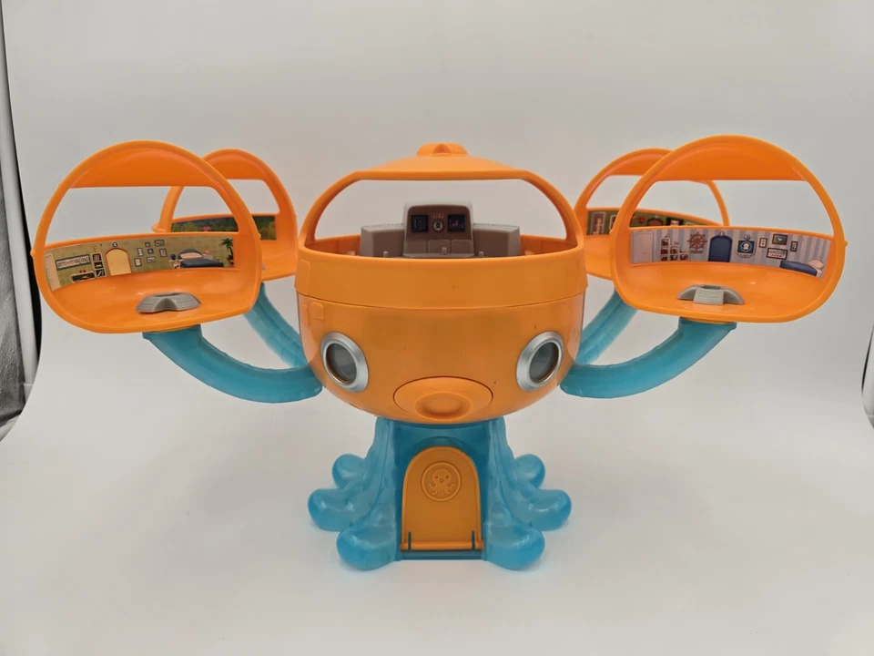 Conjunto de jogos de polvo Fisher Price Octonauts luzes da sede sons funcionam - Imagem 2 de 4