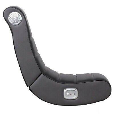 Gaming Chair Curved Seat Floor Rocker Recliner Folding Speakers