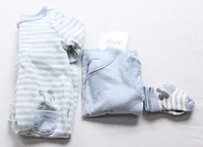Disney Baby Unisex Baby's Basic 3 Piece Set JL3 Blue Size 3-6 Months NWT
