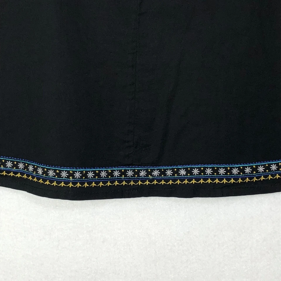 Сердце душа вышитая юбка подростков размер 11 пейсли цветочный блестки вечеринки - Изображение 4 из 4