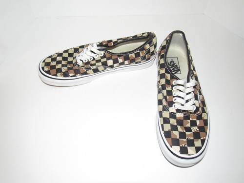 vans camo checkered