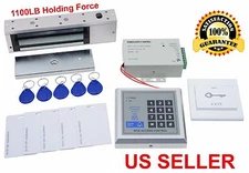 1100 LB Electric Door Lock Electromagnetic Magnetic Access Control System 7