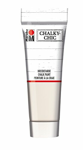 Chalky-Chic Marabu vernice, Edelweiss, 6.5x8x16.5 cm (z7N)
