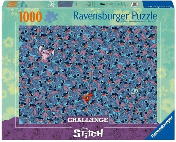 Ravensburger Disney PUZZLE*1000 Teile*Stitch Challenge*RaritÄT*Ovp-image