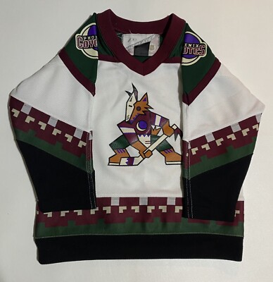 Vintage 90s Phoenix Coyotes Pro Player Jersey Kids Toddlers 3T NHL
