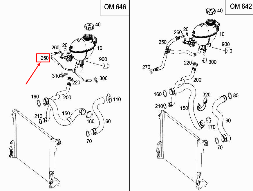 NOUVEAU RÉSERVOIR D'ÉVENT MERCEDES-BENZ E CABRIO A207 A2045010325 ORIGINAL