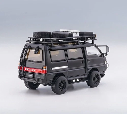 TG Autobots 1:64 schwarz Delica Off Road Mini Van Modell Spielzeug Diecast Metall Auto Box - Bild 7 von 11