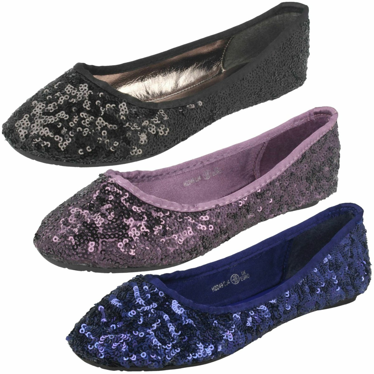 Girls Cutie Flat Sequin Ballerina Flat 'Shoes'
