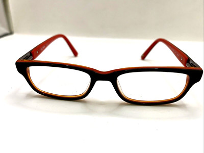 Kilter Eyeglasses K4000 (200) Cocoa 06/16 Black/Red Frames Only Black 47-15-130