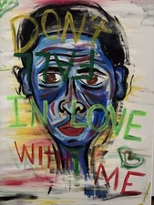 Don’t Fall In Love With Me Painting By George Marte AKA Kid Diego  30”/40”