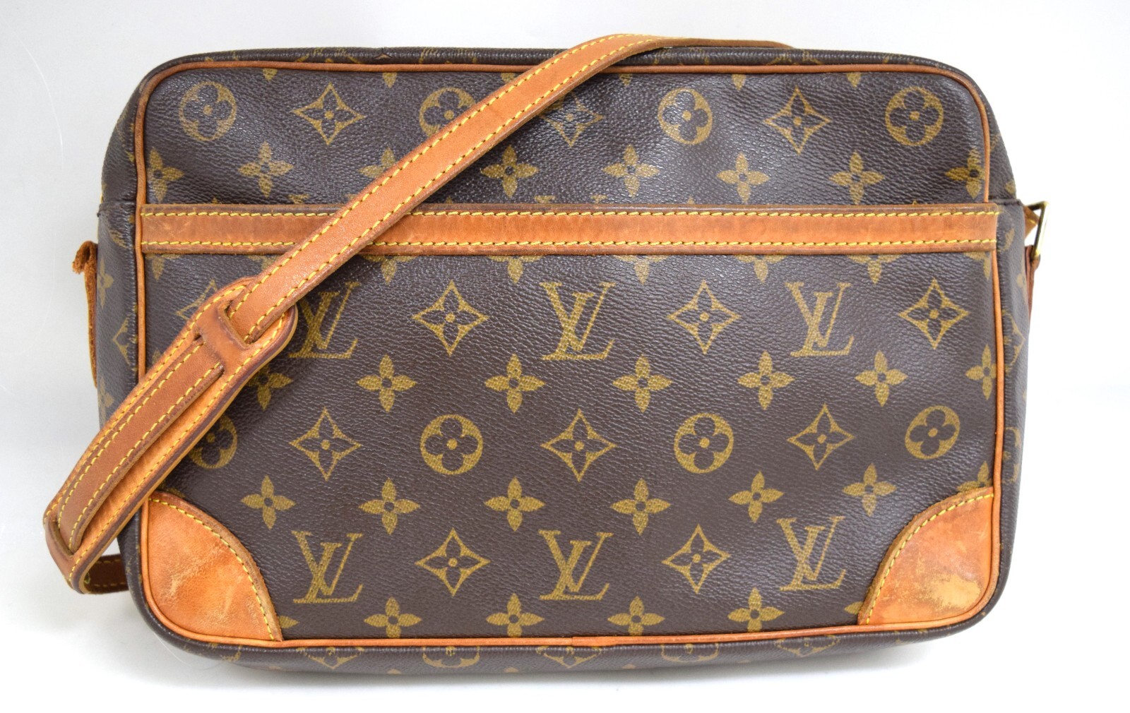 Louis Vuitton Trocadero Crossbody 30 Brown Canvas for sale online 