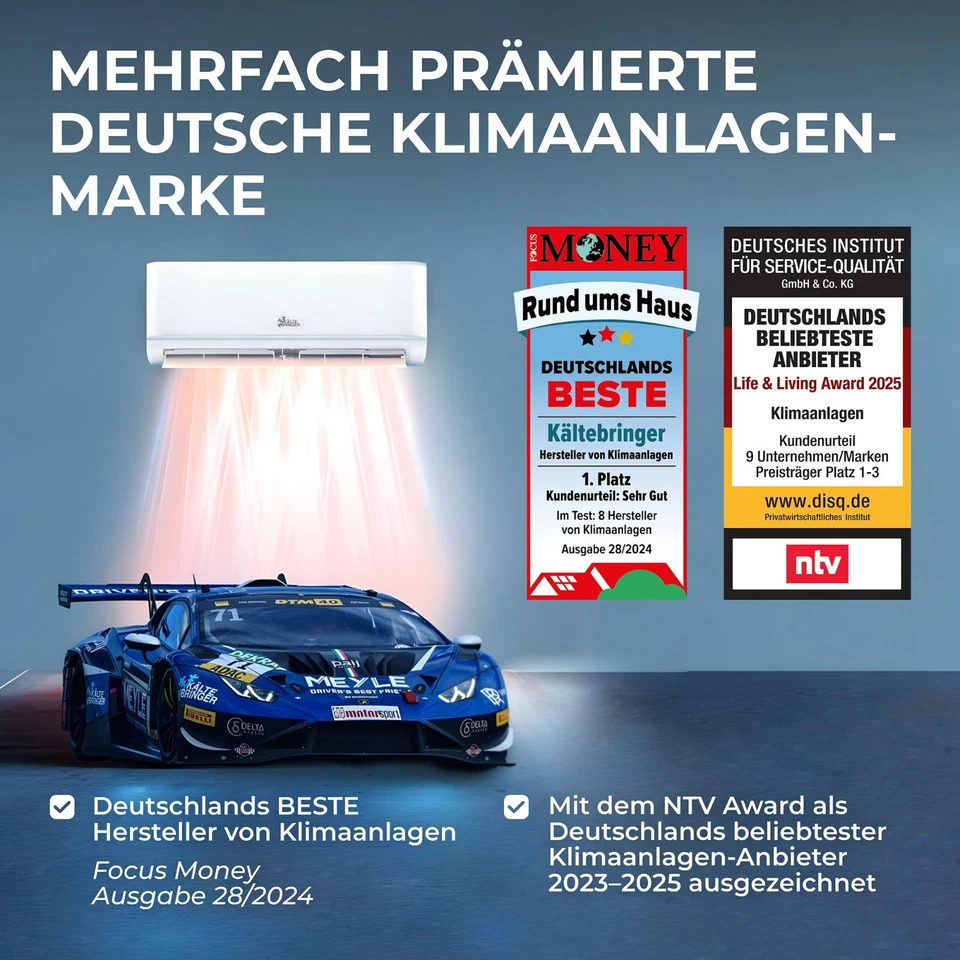 Split Klimaanlage Klimagerät Inverter Heizfunktion 18000BTU Klima 5,3kW WLAN APP - Bild 2 von 4