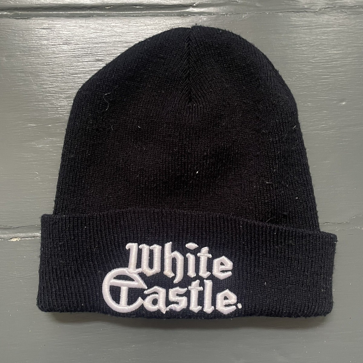 Telfar Embroidered Beanie  Black/White Embroidered Beanie - Lavender main image 4