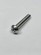 (100) 8-32 X 3/4 Phillips Round Head Machine Screw Steel Zinc #8/32 X 3/4”
